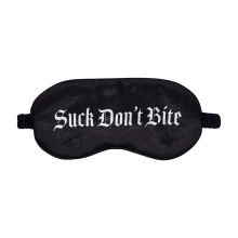 Suck Don't Bite - Printed Satin