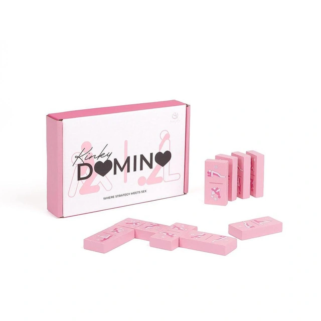 Gra erotyczna domino dla par drewniana zabawa kinky