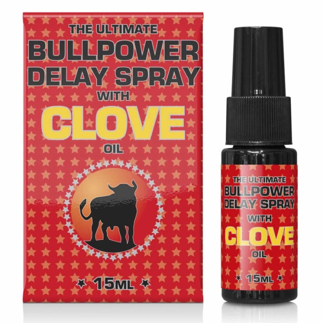 Spray opóźniający dla mężczyzn olejek goździkowy chłodzący efekt – BullPower Delay Spray 15 ml