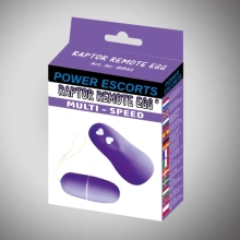 Wibrujące jajeczko z pilotem 36 trybów silikonowe wodoodporne bezprzewodowe – Raptor Remote Egg Purple