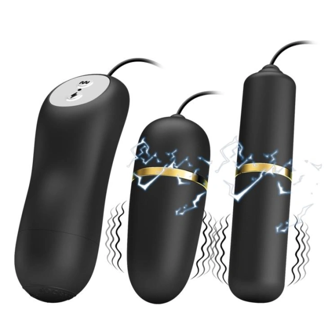 Zestaw wibracyjno - elektryczny PRETTY LOVE Double Vibro-Bullets