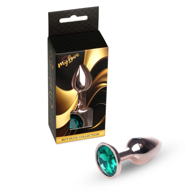 MyLove Toys - Jewellery Red Gold PLUG- Green