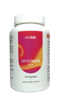 Tabletki dla mężczyzn na witalność i krążenie z argininą i cytruliną – Sensimax Caps 60 kaps