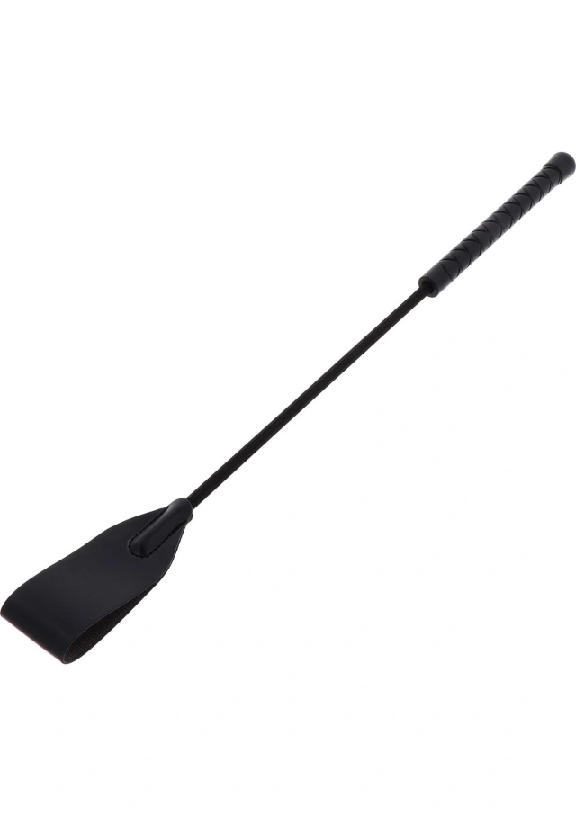 Crop Flapper Whip Black