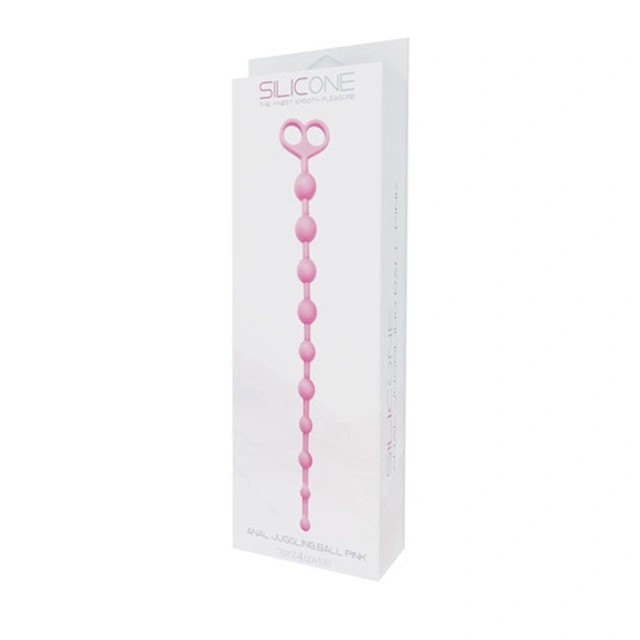 Kulki-FALLO ANALE ANAL JUGGLING BALL SILICONE PINK