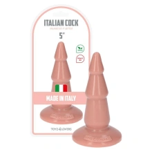Korek analny stopniowany realistyczny z przyssawką 13 cm – Italian Cock 5” Flesh Toyz4lovers