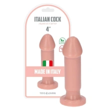 Małe dildo realistyczne dla początkujących 13 cm z przyssawką cieliste – Italian Cock 4” Flesh Toyz4lovers