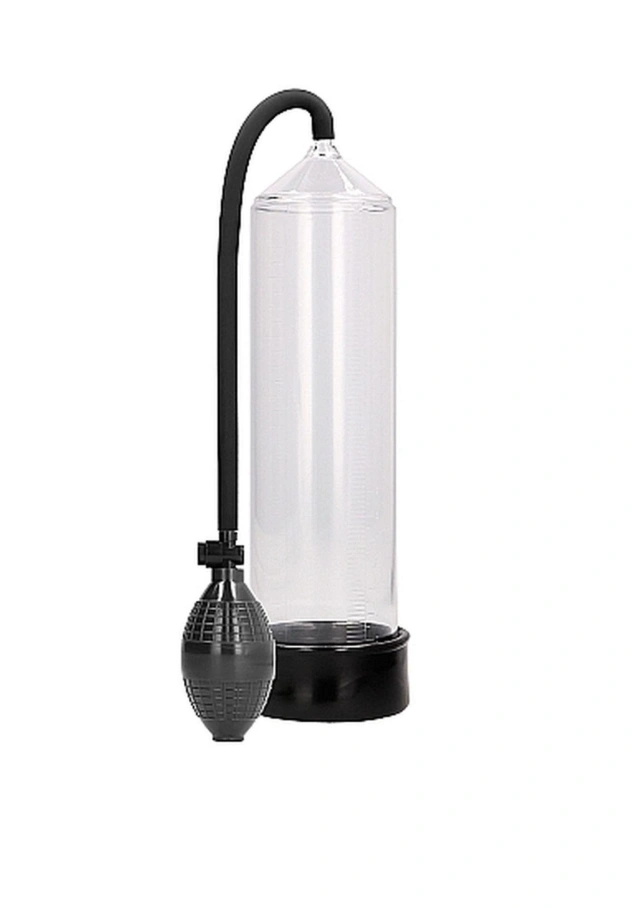 Pompka transparentna  próżniowa do penisa  23 cm – manualna kontrola podciśnienia – Classic Penis Pump Transparent