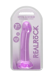 Smukłe nierealistyczne dildo z przyssawką 17 cm – Non Realistic Dildo with Suction Cup
