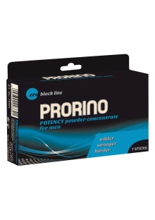 Proszek w saszetkach dla mężczyzn - ERO PRORINO Black Line Potency Powder Concentrate 7 porcji