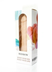 Realistyczny wibrator 19 cm regulowane wibracje – Rainbow Vibrator