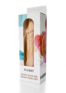 Realistyczny wibrator 20 cm regulowane wibracje – Flurry Vibrator