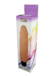 Realistyczny wibrator 20 cm 7 trybów LED cyberskóra – TIM