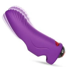 Nakładka na palec do stymulacji łechtaczki – silikonowy finger teaser – Aurora Purple