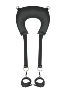 Pas do unieruchomienia nóg z kajdankami – Pillow & Ankle Cuffs Leg Position Strap