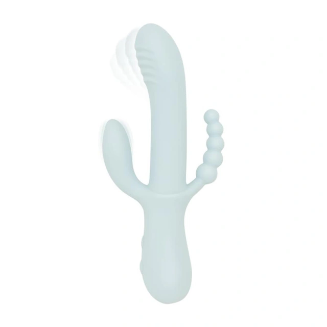 Good Vibes Only - Sage - Triple Stimulation Vibe - Blue