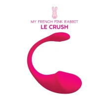 Jajko wibrujące sterowane aplikacją na odległość Bluetooth USB – Le Crush Fuchsia