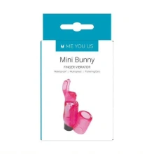 Mini wibrator na palec do stymulacji łechtaczki – silikonowy finger vibrator – Me You Us Mini Bunny Finger Vibrator Pink