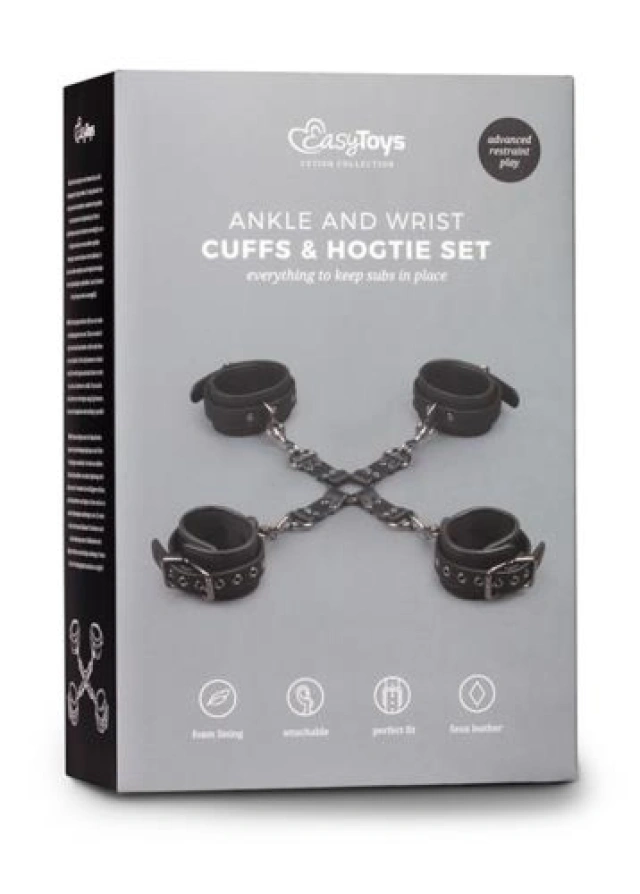 Zestaw kajdanek na ręce i nogi Hogtie – Hogtie With Hand and Ankle Cuffs