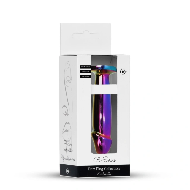 Plug-Jewellery Multicolour Penis PLUG- Clear M