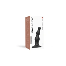 Silikonowe kulki analne progresywne czarne S – Dildo Plug Beads Black S