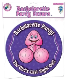 Talerzyki penis dekoracja na wieczór panieński