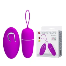 Wibrujące jajeczko z pilotem 12 trybów dyskretne dla kobiet – Pretty Love Bradley 12 Function