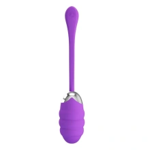 Wibrujące jajko bezprzewodowe rotacyjne 12 trybów fioletowe – Pretty Love Franklin Egg Purple