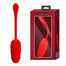 Silikonowe jajeczko wibrujące 12 trybów czerwone Pretty Love – MARINA EGG Red 12 Vibration Functions