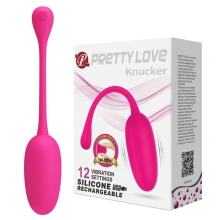 Wibrujące jajeczko silikonowe 12 trybów mocne dyskretne – Pretty Love Knucker Memory