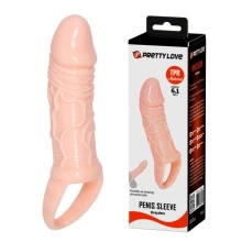 Nakładka na penisa stymulująca cielista – Breyden Penis Sleeve Pretty Love
