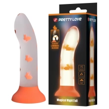 Kolorowe dildo silikonowe ombre z przyssawką 17,6 cm – Dildolls Galactica Love to Love