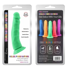 Realistyczne dildo silikonowe z przyssawką 22,5 cm zielone – Steven R Green