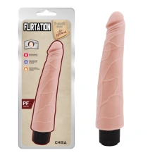 Realistyczny wibrator 24 cm gruby multispeed miękki cyberskóra – Flirtation Flesh