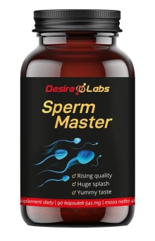 Suplement dla mężczyzn na nasienia i witalność maca arginina kapsułki – Sperm Master 90 kaps