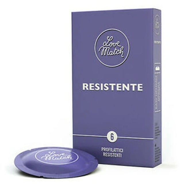 Prezerwatywy-Love Match Resistante  - 6 pcs pack