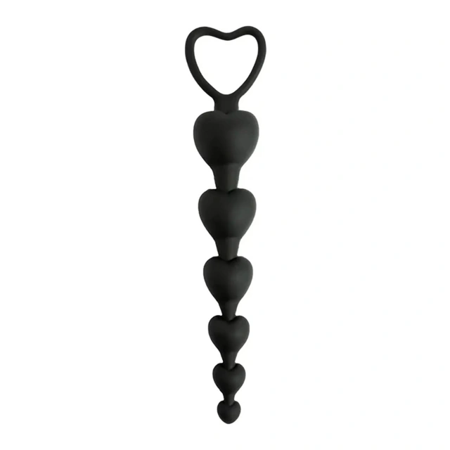 ANAL BEADS black heart