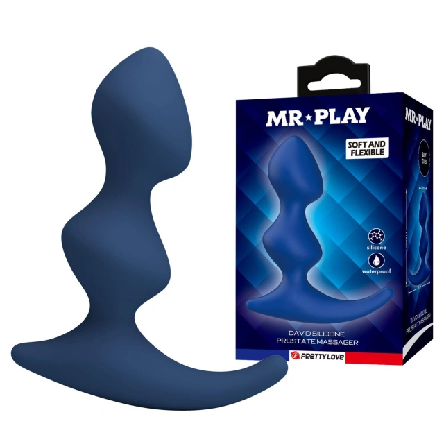 Mr. Play David Silicone Prostate Massager