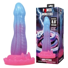 Power Monsters Void Python – 20.5 cm Rippled Monster Silicone Dildo
