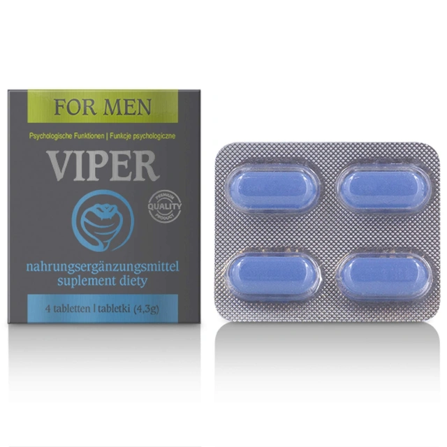 Kompleks witamin dla mężczyzn Viper 4 kapsułki