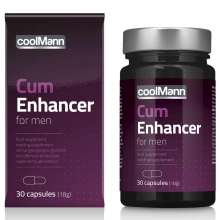 Tabletki dla mężczyzn na wsparcie produkcji nasienia i witalności z cynkiem i selenem – CoolMann Cum Enhancer 30 kaps