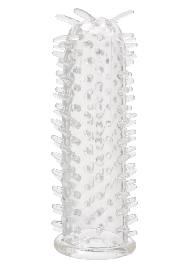 Nakładka na penisa transparentna – pogrubienie i intensywniejsze doznania – Seduction Sleeve Transparent