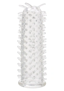 Nakładka na penisa transparentna – pogrubienie i intensywniejsze doznania – Seduction Sleeve Transparent
