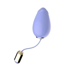 Wibrator jajko silikonowe z pilotem cichy 9 trybów jasny fiolet – Mandala Light Purple
