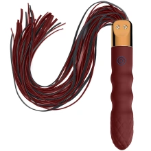 Pejcz BDSM wibrujący z wibratorem 2w1 silikonowy – Vibrating Flogger
