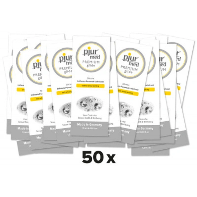 Pjur Med Premium glide 1,5ml.-siliconebased lubricant - 50 sztuk