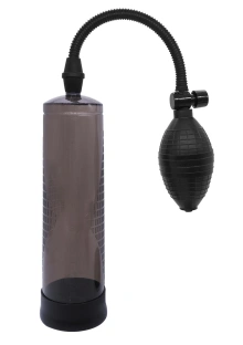 Pompka ręczna z gruszką i skalą próżniowa do penisa – klasyczna kontrola – PowerPump Black