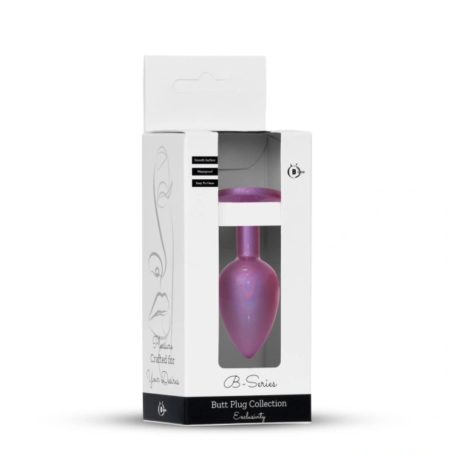 Plug-Jewellery Pearl Pink PLUG- Clear S