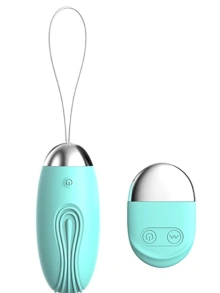 Wibrujące jajko silikonowe z pilotem dla par miętowe – Remote Vibrating Egg Mint Green