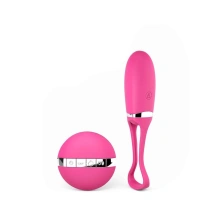 Wibrujące jajko silikonowe z pilotem i sterowaniem głosem – Secret Delight Magenta